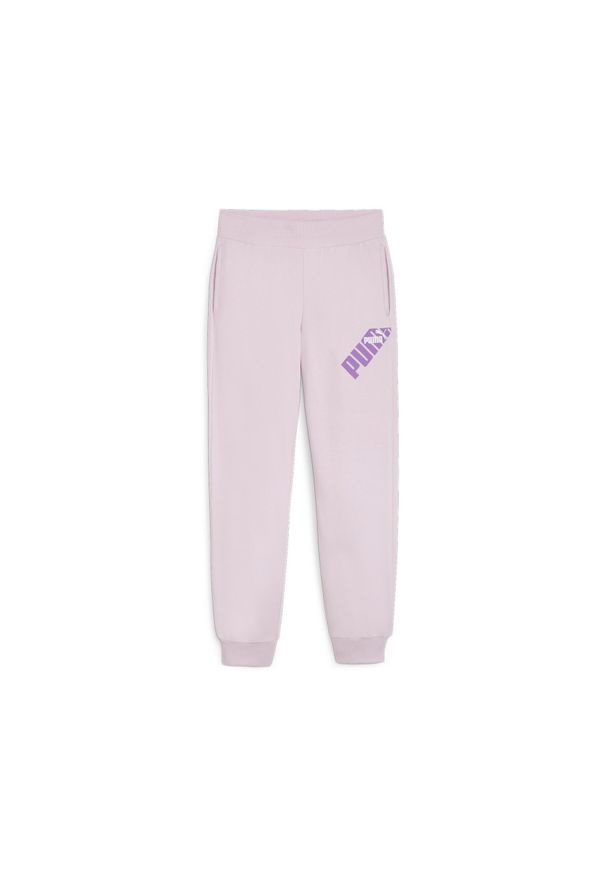 Spodnie Puma Power Tr. Kolor: fioletowy. Długość: długie