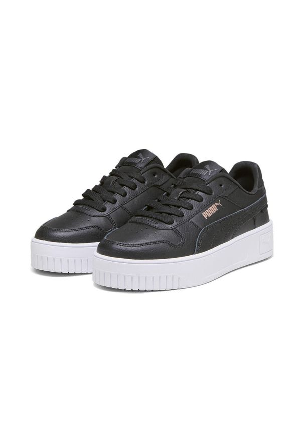Puma - Młodzieżowe sneakersy Carina Street PUMA Black Rose Gold White Metallic. Kolor: wielokolorowy, czarny, szary. Sezon: lato