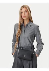 Calvin Klein Jeans Torebka Minimal Monogram Ew Camera Bag LV04K3162G Czarny. Kolor: czarny. Materiał: skórzane #5