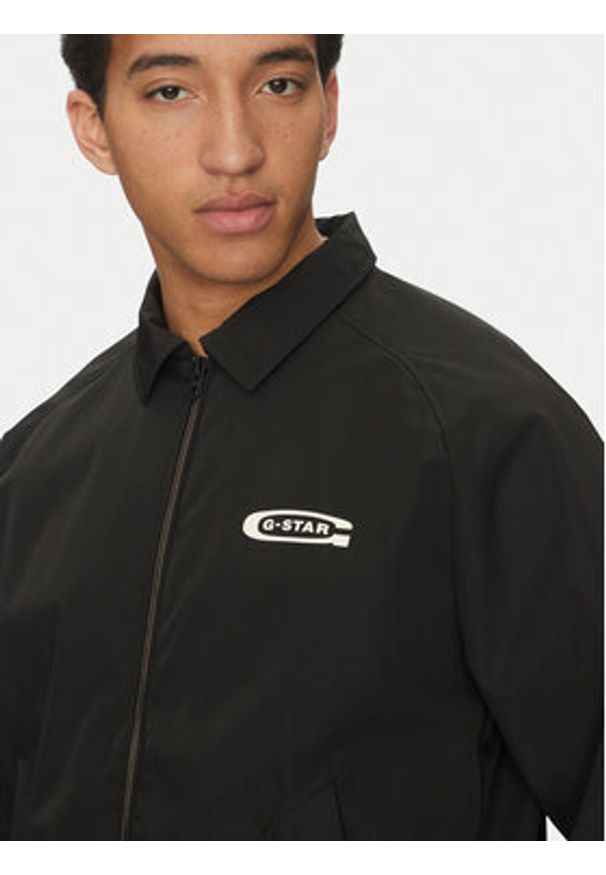 G-Star RAW - G-Star Raw Kurtka przejściowa Coach D26120-D738 G928 Czarny Regular Fit. Kolor: czarny. Materiał: syntetyk