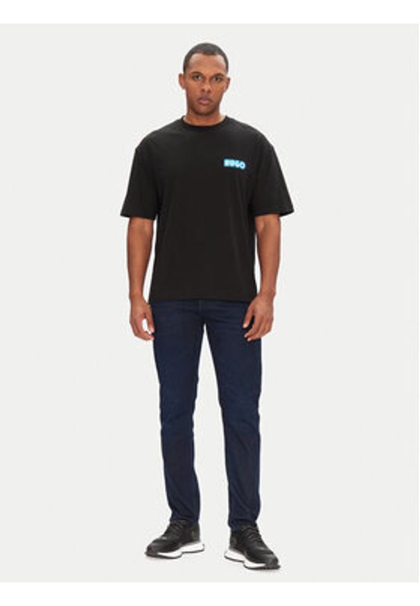 BOSS Jeansy H-Delaware 50523239 Granatowy Slim Fit. Kolor: niebieski