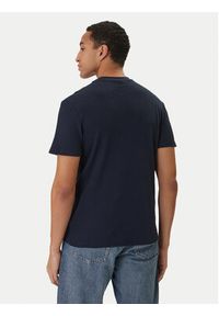 Calvin Klein Jeans T-Shirt Waffle Badge LV04RD008G Granatowy Regular Fit. Kolor: niebieski. Materiał: syntetyk #5