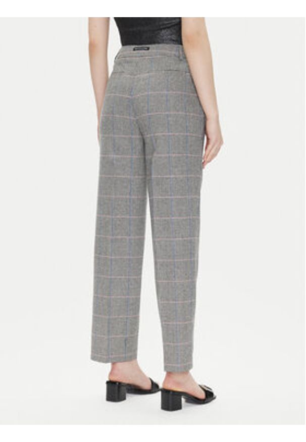 Pepe Jeans Spodnie materiałowe PL211799 Szary Straight Fit. Kolor: szary. Materiał: syntetyk