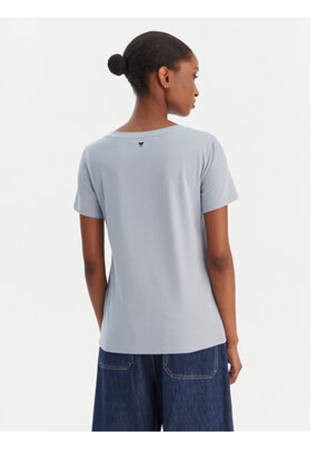 Weekend Max Mara T-Shirt Multib 2615971021 Błękitny Regular Fit. Kolor: niebieski. Materiał: bawełna