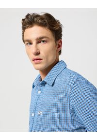 Wrangler - WRANGLER MĘSKA KOSZULA 1 PKT SHIRT WRANGLER BLUE 112357232 W5X2018059 #5