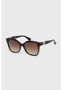 Max Mara okulary przeciwsłoneczne damskie kolor brązowy. Kolor: brązowy #4