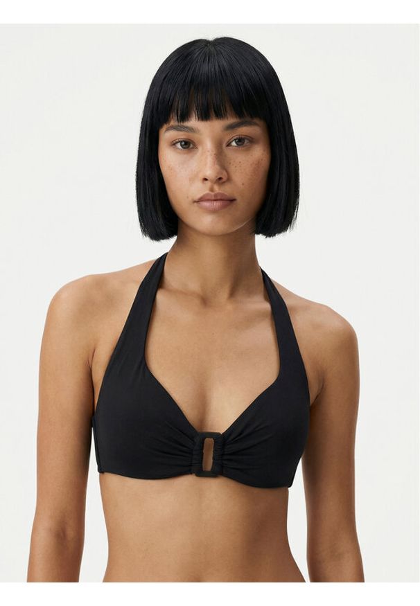 Seafolly Góra od bikini Collective 31554MF942 Czarny. Kolor: czarny. Materiał: syntetyk