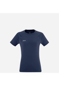 Koszulka damska z krótkim rękawem Millet Fusion active fit Polartec Power Dry. Kolor: niebieski. Długość rękawa: krótki rękaw. Długość: krótkie