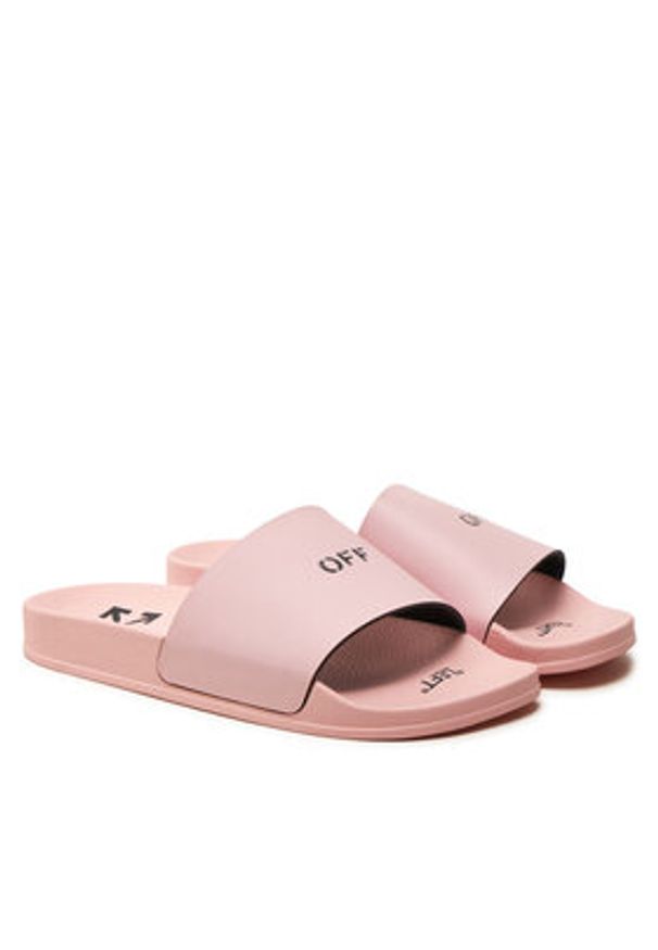 OFF-WHITE - Off-White Klapki OWIC002F22MAT0013000 Różowy. Kolor: różowy