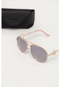 Guess - Okulary przeciwsłoneczne GF0364 28U. Kolor: różowy #3