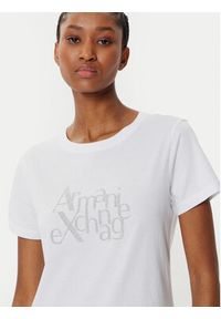 Armani Exchange T-Shirt XW000109 AF10359 U0002 Biały Regular Fit. Kolor: biały. Materiał: bawełna