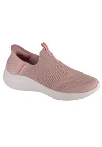 skechers - Buty sportowe Sneakersy damskie, Slip-Ins: Ultra Flex 3.0 - Cozy Streak. Kolor: różowy. Sport: turystyka piesza