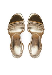 Guess Sandały Divinit2 FLPDI2 FAP03 Złoty. Kolor: złoty. Materiał: skóra #4