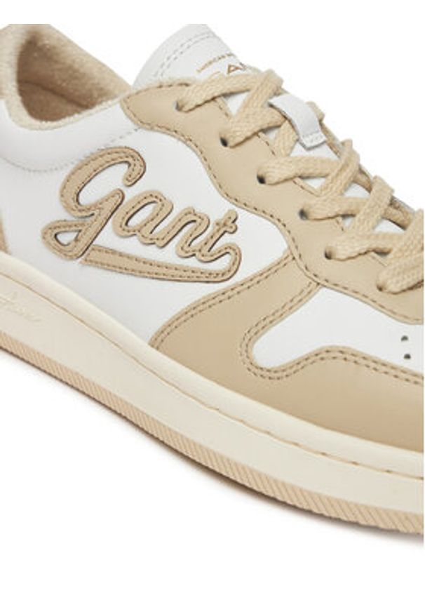 GANT - Gant Sneakersy 30531900 Beżowy. Kolor: beżowy. Materiał: skóra
