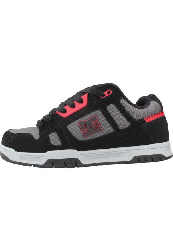 DC Shoes - Buty DC STAG Czarny. Kolor: czarny. Materiał: tkanina, skóra, syntetyk
