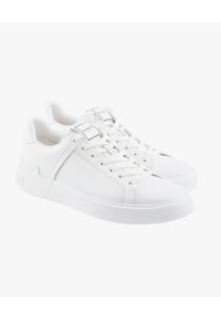 Balmain - BALMAIN - Białe sneakersy ze skóry B-Court. Okazja: na co dzień. Kolor: biały. Materiał: skóra #5