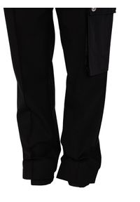 Les Hommes Spodnie "Comfy Classic" | LBP1007305U | Mężczyzna | Czarny. Okazja: na co dzień. Kolor: czarny. Materiał: wełna, elastan, poliester. Styl: casual, sportowy, elegancki