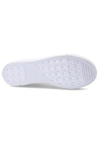 Big-Star - Trampki damskie Big Star, materiałowa cholewka sznurowany fason klasyczna biała podeszwa złote detale minimalistyczny design, białe, TT274772. Okazja: na co dzień, na spacer. Zapięcie: sznurówki. Kolor: biały. Materiał: materiał. Szerokość cholewki: normalna. Styl: klasyczny #7