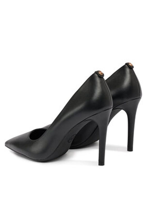 MICHAEL Michael Kors Szpilki Alina Flex High Pump 40R4HNHP1L Czarny. Kolor: czarny. Materiał: skóra. Obcas: na szpilce