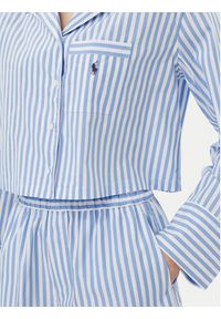 Polo Ralph Lauren Piżama 4P8010 Niebieski Relaxed Fit. Kolor: niebieski. Materiał: bawełna #3