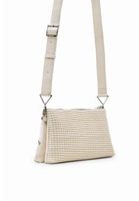 Desigual torebka kolor biały. Kolor: biały. Rodzaj torebki: na ramię #2