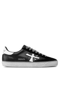 Premiata Sneakersy Steven 5439 Czarny. Kolor: czarny. Materiał: zamsz, skóra