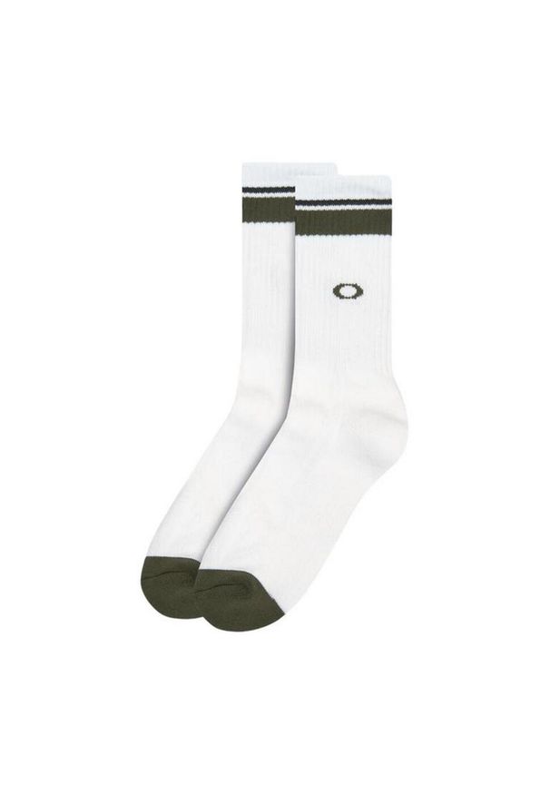 Skarpetki turystyczne długie unisex Oakley Essential Socks 3 pary. Kolor: biały