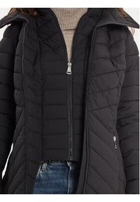 DKNY Płaszcz zimowy DLEMPN46 Czarny Slim Fit. Kolor: czarny. Materiał: syntetyk. Sezon: zima #6