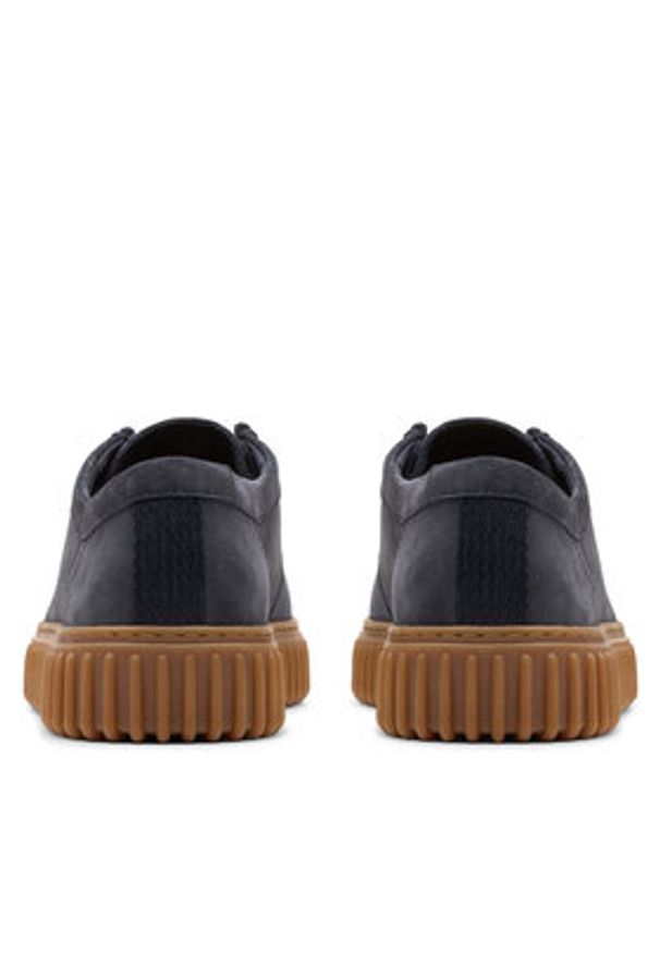Clarks Mokasyny Torhill Lo 26179708 Granatowy. Kolor: niebieski. Materiał: zamsz, skóra