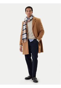 TOMMY HILFIGER - Tommy Hilfiger Płaszcz wełniany MW0MW40768 Brązowy Regular Fit. Kolor: brązowy. Materiał: wełna #2