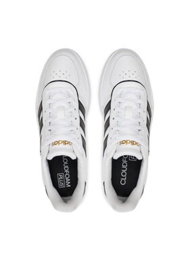 Adidas - adidas Sneakersy Breaknet Sleek IH5426 Biały. Kolor: biały. Materiał: skóra