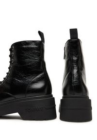 Tommy Jeans Trzewiki Tjw Chunky Shiny EN0EN02848 Czarny. Kolor: czarny. Materiał: skóra #3