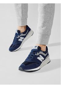 New Balance Sneakersy CM997HCE Granatowy. Kolor: niebieski. Materiał: materiał #9