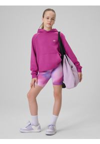 4f - 4F Legginsy kolarki sportowe dziewczęce - multikolor 158/164 (12-14 lat). Stan: podwyższony. Kolor: wielokolorowy. Sezon: lato. Styl: sportowy #1