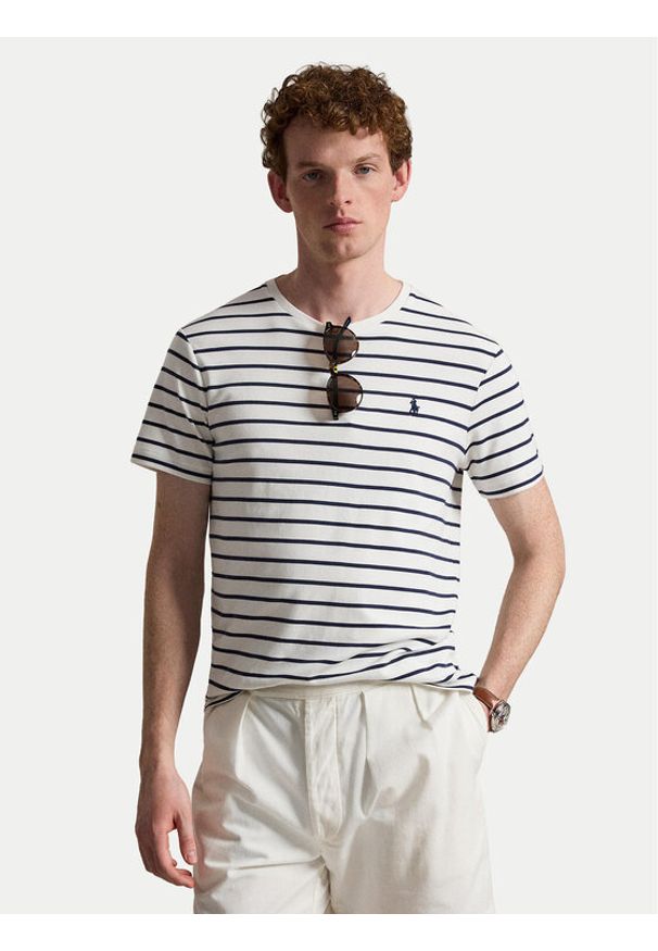 Polo Ralph Lauren T-Shirt 710B16648002 Biały Regular Fit. Typ kołnierza: polo. Kolor: biały. Materiał: bawełna