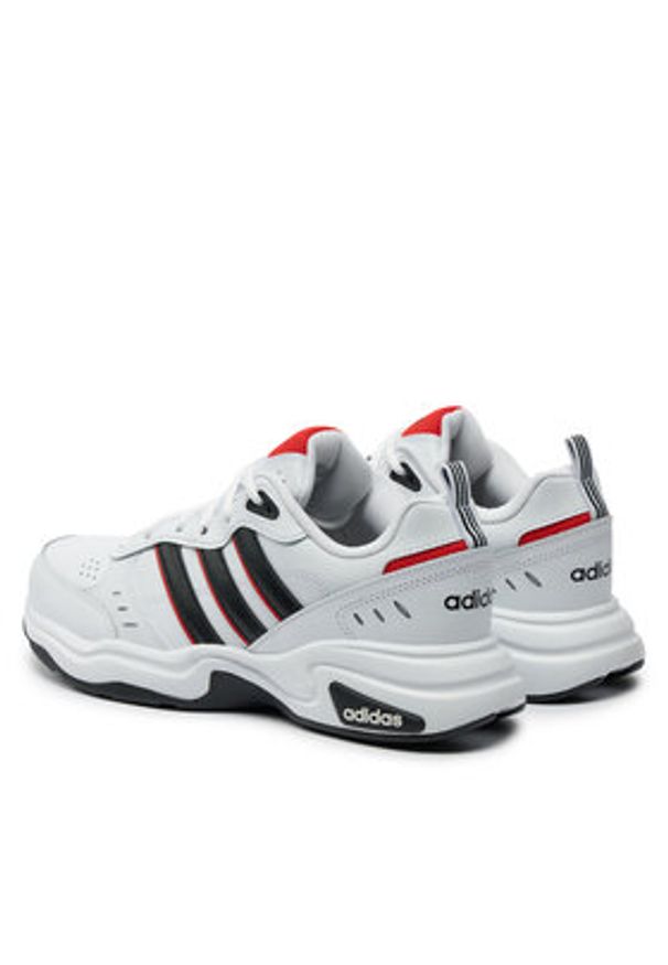 Adidas - adidas Sneakersy Strutter EG2655 Biały. Kolor: biały. Materiał: skóra