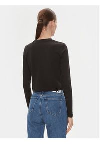 Calvin Klein Jeans Bluzka Embro Badge J20J222884 Czarny Regular Fit. Kolor: czarny. Materiał: bawełna #3
