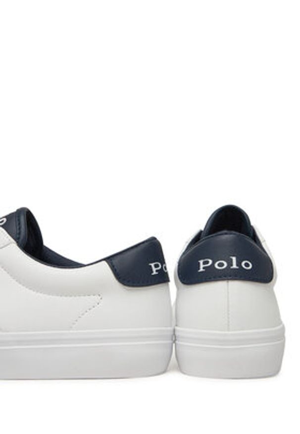 Polo Ralph Lauren Sneakersy Ryley RL02447103 Biały. Kolor: biały. Materiał: skóra