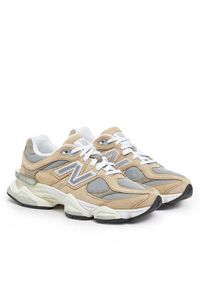 New Balance Sneakersy U9060LBD Beżowy. Kolor: beżowy. Materiał: zamsz, skóra #5