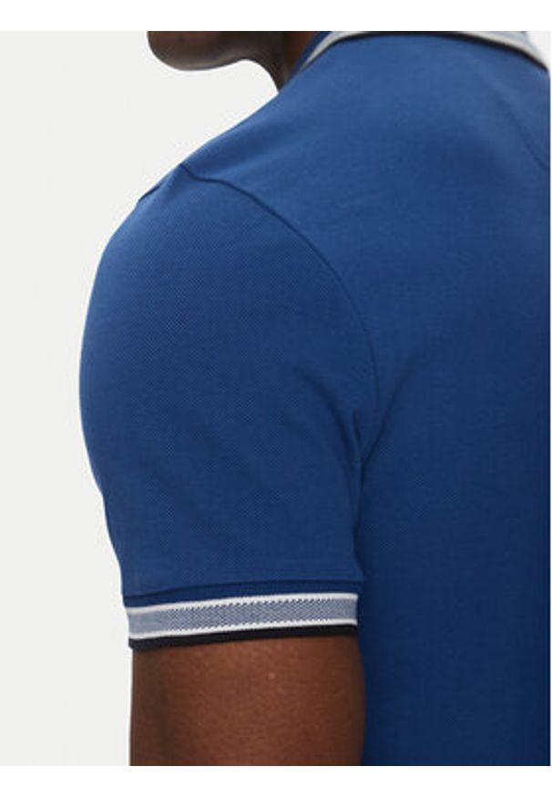 BOSS Polo Paddy 50469055 Niebieski Regular Fit. Typ kołnierza: polo. Kolor: niebieski. Materiał: bawełna