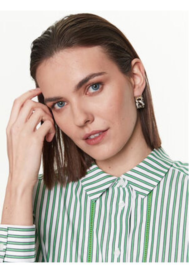 TOMMY HILFIGER - Tommy Hilfiger Koszula WW0WW37996 Zielony Relaxed Fit. Kolor: zielony. Materiał: bawełna