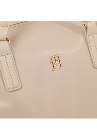 TOMMY HILFIGER - Tommy Hilfiger Torebka Poppy Plus Small Tote AW0AW15592 Beżowy. Kolor: beżowy #4