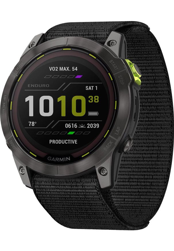 GARMIN - Zegarek sportowy Garmin Smartwatch męski Garmin 010-02754-01 czarny pasek. Rodzaj zegarka: smartwatch. Kolor: czarny. Styl: sportowy