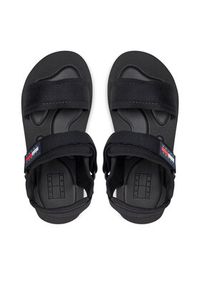 Tommy Jeans Sandały Tjm Sandal Luxe EM0EM01387 Czarny. Kolor: czarny. Materiał: materiał #5