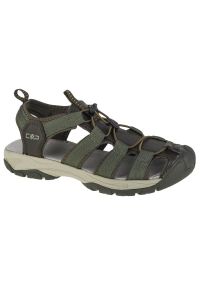 Sandały CMP Sahiph Hiking Sandal M 30Q9517-E980 zielone. Zapięcie: sznurówki. Kolor: zielony. Materiał: guma, syntetyk, materiał, tkanina #1
