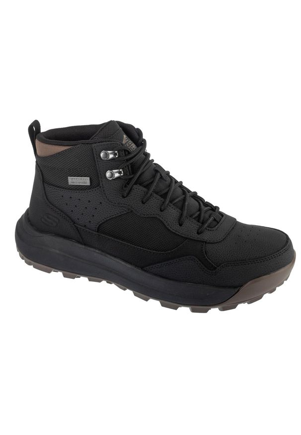 skechers - Buty do chodzenia zimowe męskie, Cambert - Harlan. Kolor: czarny. Sezon: zima. Sport: turystyka piesza