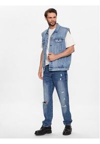 Levi's® Kamizelka A5789-0000 Niebieski Regular Fit. Kolor: niebieski. Materiał: jeans, bawełna #10