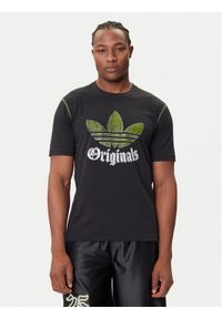 Adidas - adidas T-Shirt Distressed Graphic JY2761 Czarny Regular Fit. Kolor: czarny. Materiał: bawełna