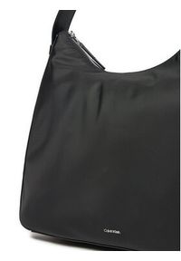 Calvin Klein Torebka Ck Sense Medium Shopper_Nylon K60K613128 Czarny. Kolor: czarny. Materiał: skórzane