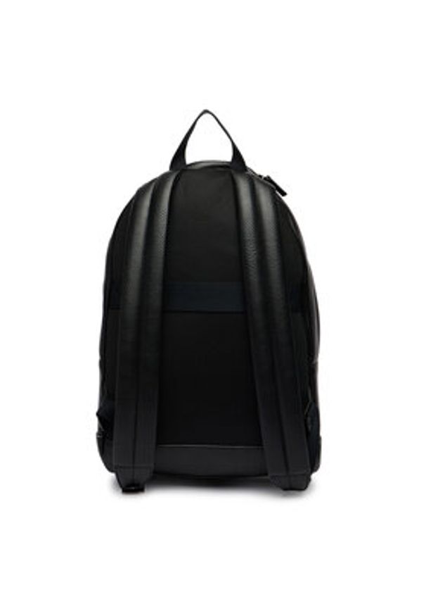 Calvin Klein Plecak Bold Pebble Round Backpack LV04D3425G Czarny. Kolor: czarny. Materiał: skóra